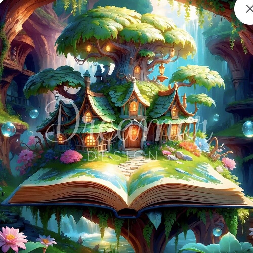 Dreamer Designs Diamond Art Painting Round Kit Book Of Dreams by Luke Winter New